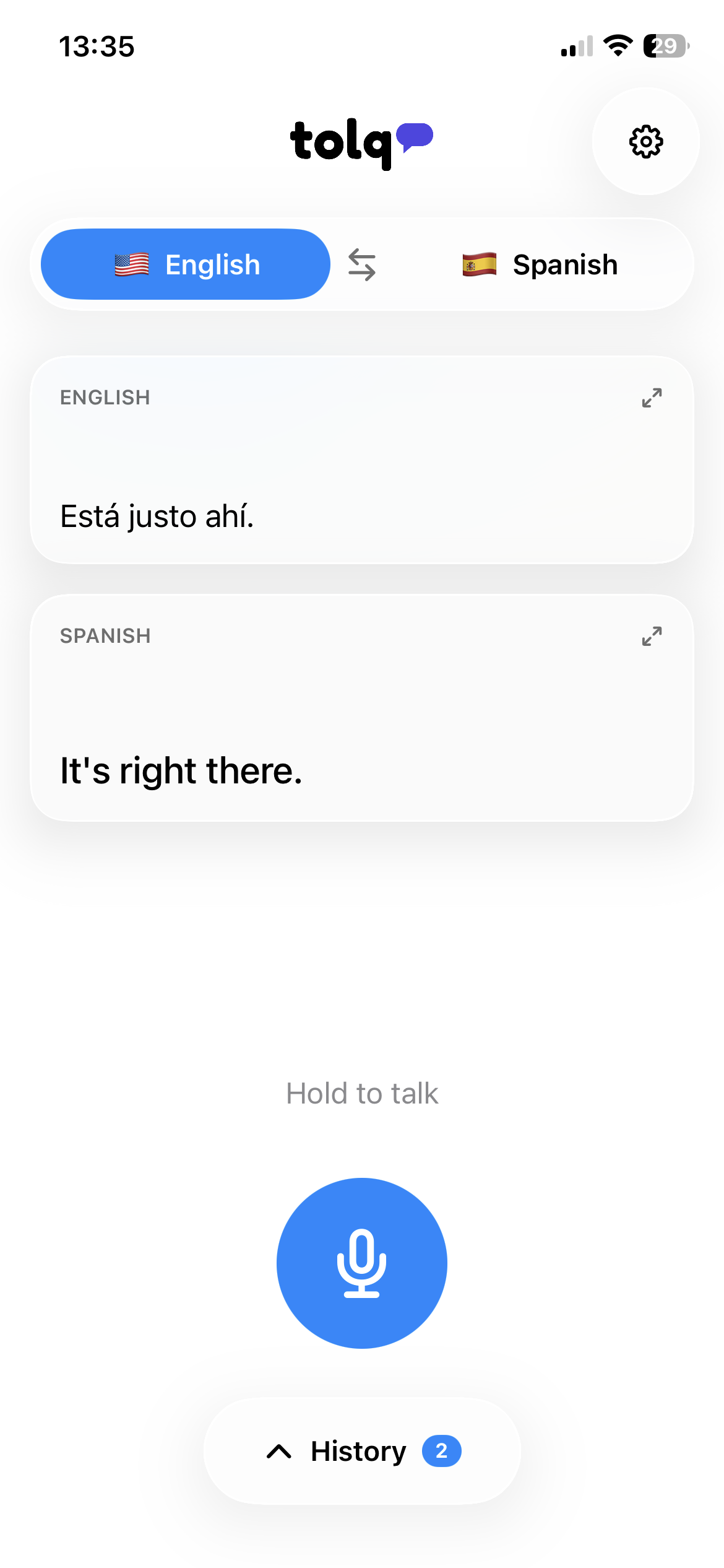 Speak, and they hear it in their language